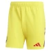 AS Roma Mens Yelllow Goalkeeper Shorts 2023-24